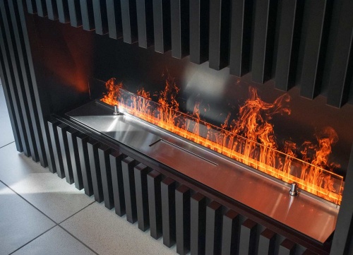 Электроочаг Schönes Feuer 3D FireLine 800 со стальной крышкой в Курске