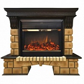 Каминокомплект Real Flame Stone Brick (античный дуб)+Moonblaze S BR