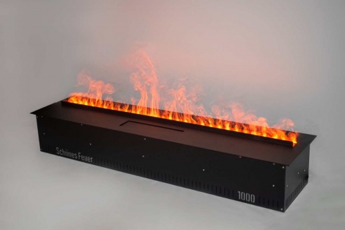 Электроочаг Schönes Feuer 3D FireLine 1000 со стальной крышкой в Курске
